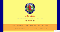 Desktop Screenshot of myparrotopia.com